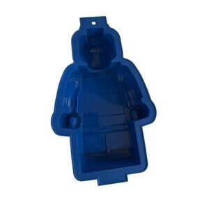2016 Lego Group Blue Baking Pan Mini Figure Minifigure Silicone Cake Mold